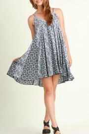 A-line Print Dress