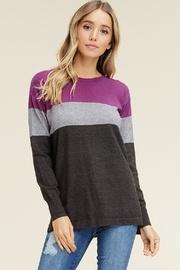  Color-block Lightweight Sweater