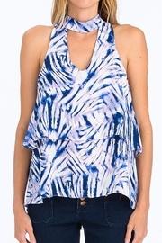  Blue Choker Tank