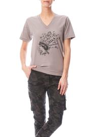  Human Cotton V-neck Tee