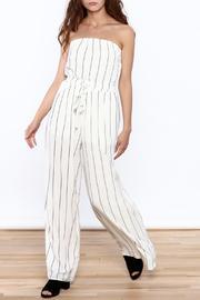  Ivory Striped Jumpsuit