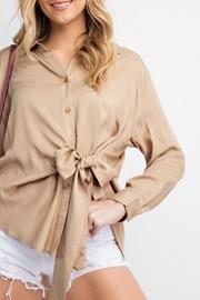  Tie-front Button Down
