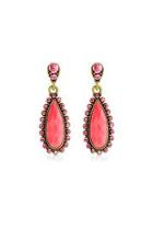  Pink Pear Earrings