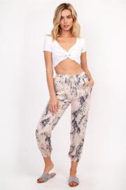  Blush Snake Jogger