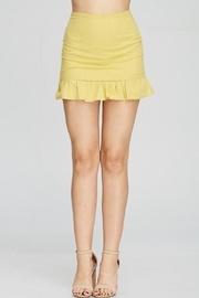  Yellow Ruffle Skirt