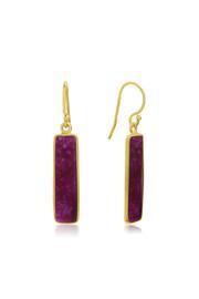 Ruby Bar Earrings
