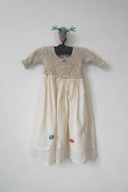  Natural Muslin Dress