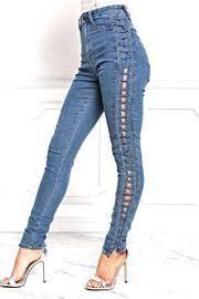  Tie-up Skinny Jean