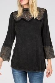  Mock Neck Blouse