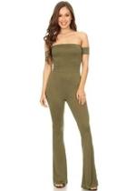  Lace-up Bodcon Jumpsuit