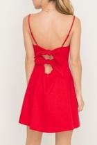  Tie Back Detail Dress