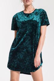  Crushed Velour Tie Back Dress
