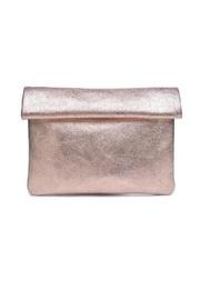  Gianna Metallic-leather Clutch