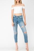  Blue Distressed Jeans