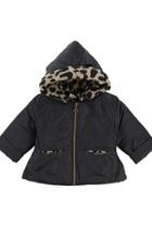  1+ In The Family Black Leopard Jacket