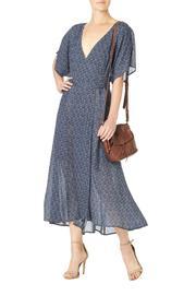  Midi Wrap Dress
