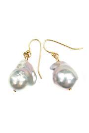  Grey-baroque Pearl Earrings