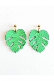  Monstera Leaf Earrings