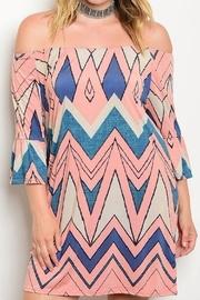  Pattern Cold-shoulder Dress