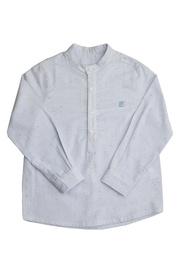  Artsy Mao Collared Shirt