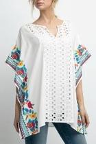  Embroidery Poncho