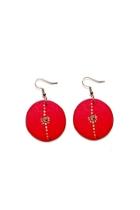  Red Swahili Earrings