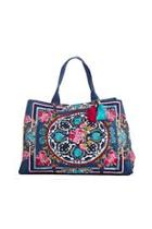  Embroidered Canvas Tote