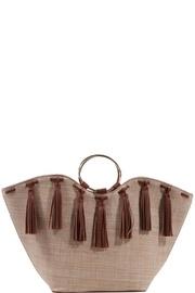  Straw Tassel Bag