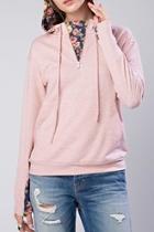  Pink Floral Hoodie