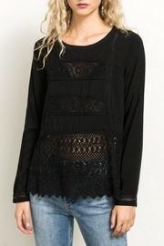  Black Lacey Top