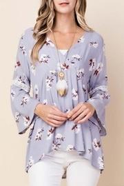  Boho Floral Blouse