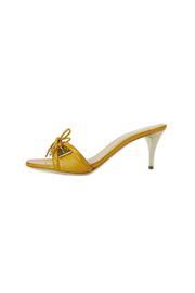 Yellow Leather Mule