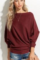  Asymmetrical Off-shoulder Sweater
