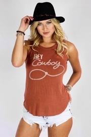  'hey-cowboy' Graphic Tank