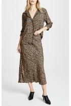  Leopard Midi Skirt