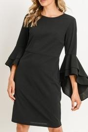  Ruffle Bell-sleeve Dress
