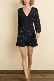  Floral Print Ruffled Dress