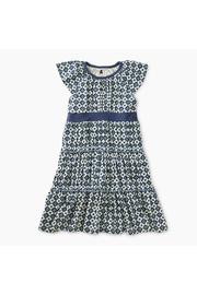  Printed Tiered Twirl Dress