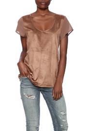  Vegan Suede Top