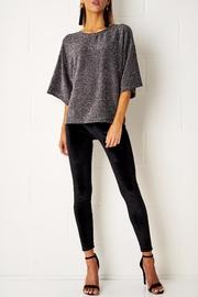  Silver Metallic Top
