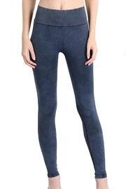  Navy Textured Leggings