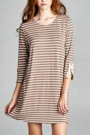  Crochet Accent Dress