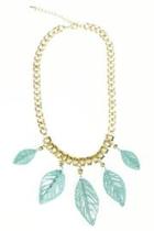  Turquoise Leaf Necklace