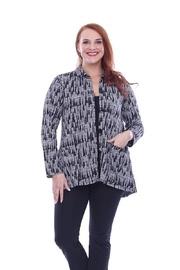  Button-up Knit Jacket