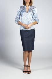  Silk Quarter Length Blouse