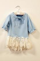  Blouse Eyelet Tunic