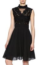  Floral Peek-a-boo Dress