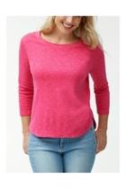  Rib &frac34;-sleeve T-shirt