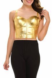  Gold Corset Top