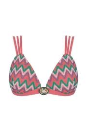  Colorful Triangle Bikini Top